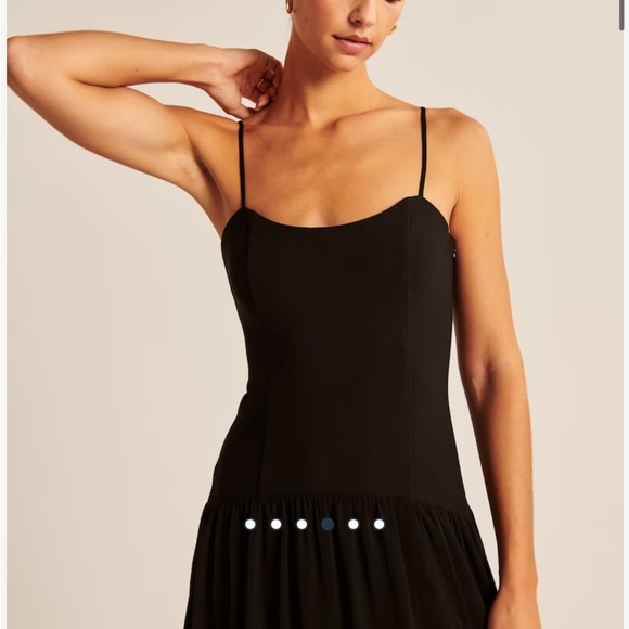 NWTS Abercrombie Drop Waist maxi dress - Picture 3 of 6